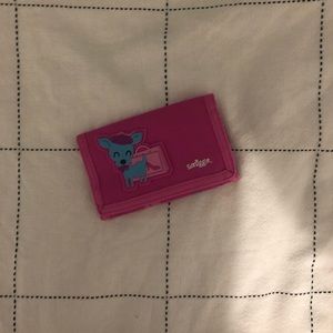 Pink Smiggle Paris Chihuahua Dog Wallet